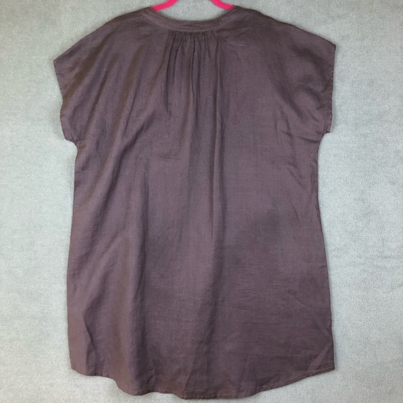 Allen Allen linen sleeveless lagenlook tunic dress size 1X - Picture 3 of 7